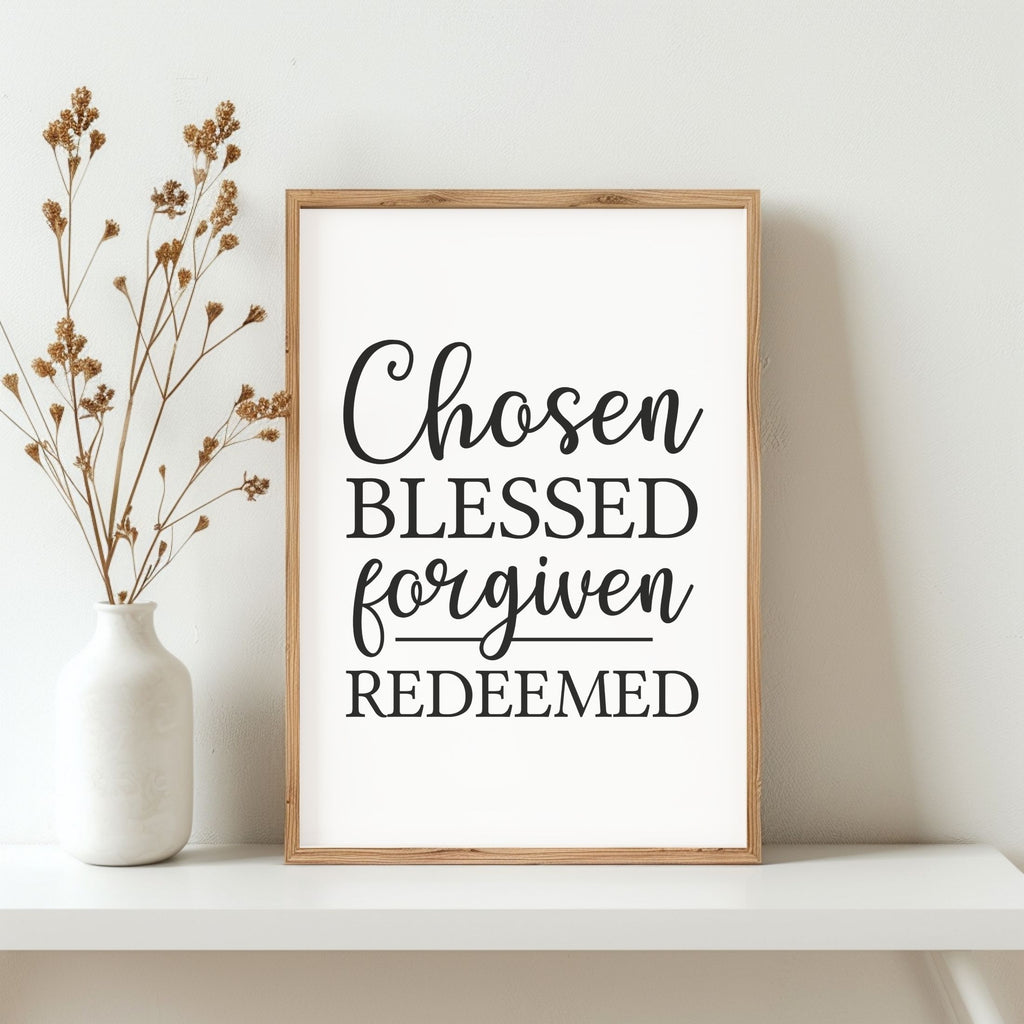Chosen, Blessed, Redeemed