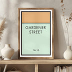Monopoly Street Names - Orange