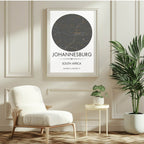 Personalised City Maps Gray and Orange