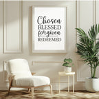 Chosen, Blessed, Redeemed