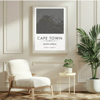 Personalised City Maps Gray and Orange