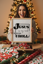 Jesus is my Rock – Christmas Unwrapping Mockup