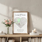 Personalised Couple Maps